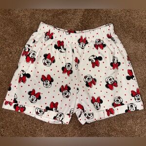 Disney Girls Minnie Mouse White Shorts